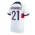 Paris Saint-Germain Lucas Hernandez #21 Voetbalkleding Uitshirt 2023-24 Korte Mouwen